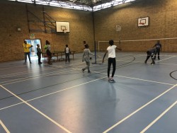 Badminton and table tennis courtesy of the Flaxman Sports Centre